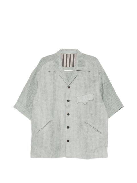 Ziggy Chen patch-pocket short-sleeve shirt