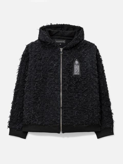 WHO DECIDES WAR HUSK ZIP-UP JACKET