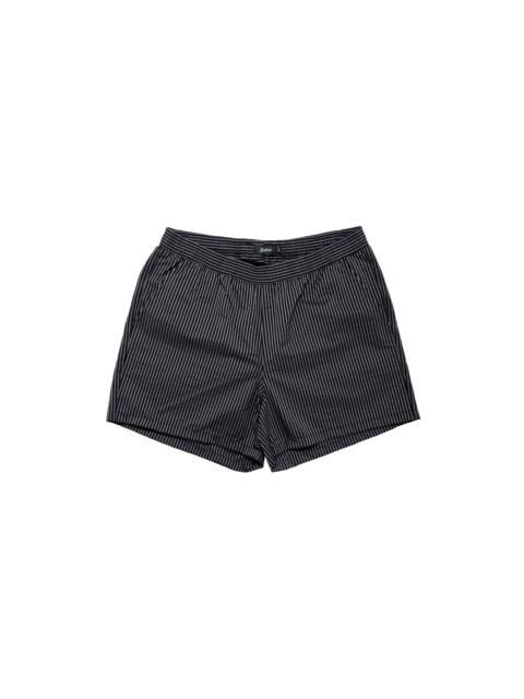 Bather Black Seersucker Modern Trunk