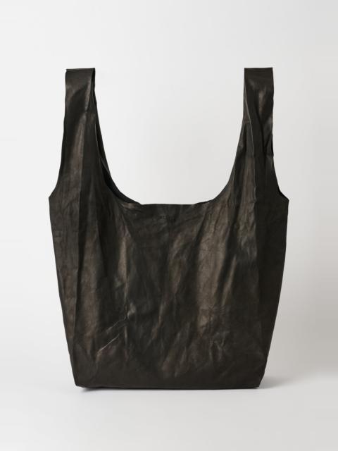 Our Legacy Grocery Bag Matte Black Origami Cowhide