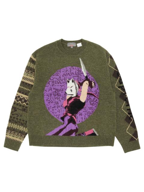 Supreme x Yohji Yamamoto x TEKKEN Sweater 'Olive'