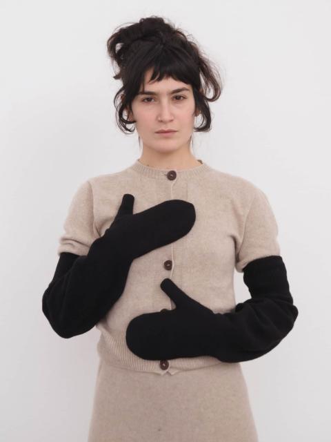 BASERANGE Long Enso Mittens - Recycled Cashmere