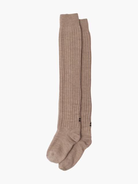 Miu Miu Wool over-the-knee socks