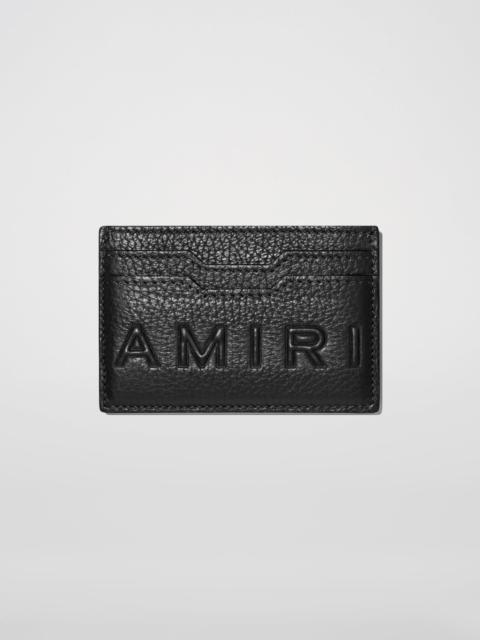 AMIRI PEBBLED LOGO CARD HOLDER