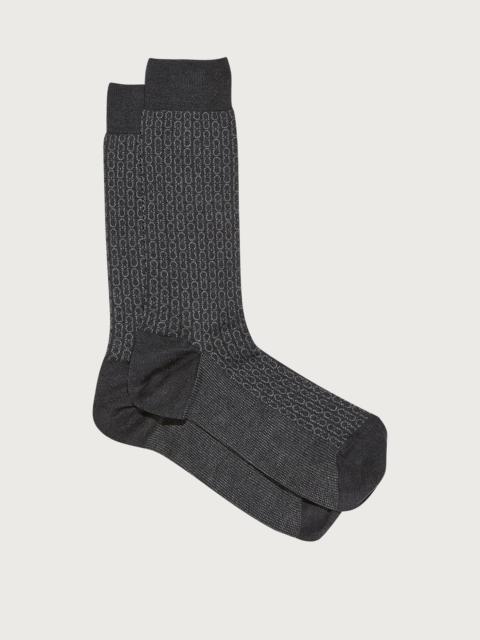 FERRAGAMO Medium Gancini sock