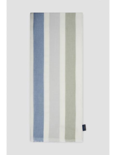 Paul & Shark COTTON SCARF WITH STRIPED PATTERN