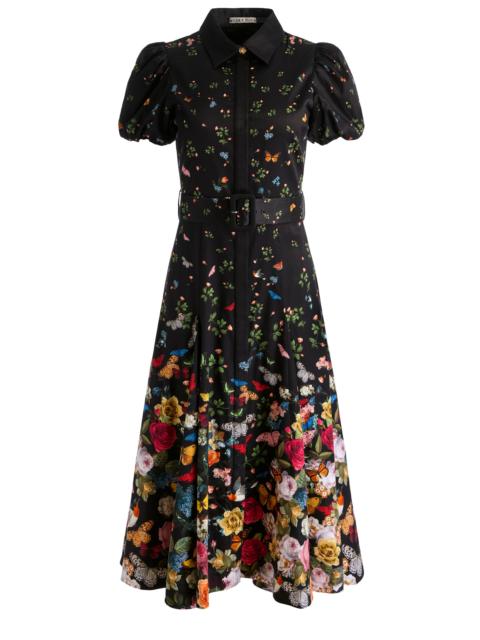 HENRIETTA BELTED MIDI DRESS