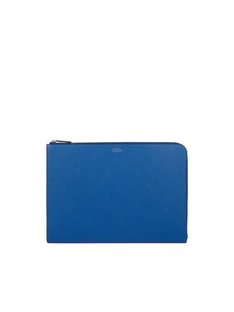 Smythson large Panama leather laptop casa