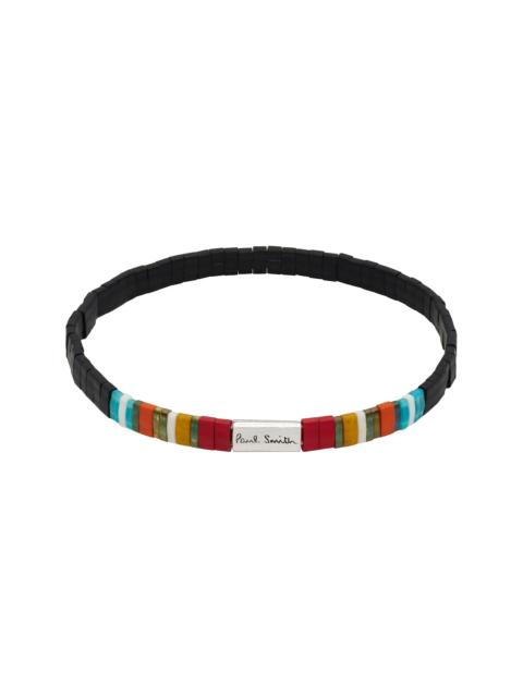 Paul Smith Stripe Flat Bead Bracelet