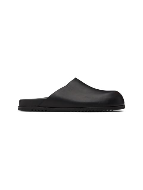 Rick Owens Black Concordians Granola Mules