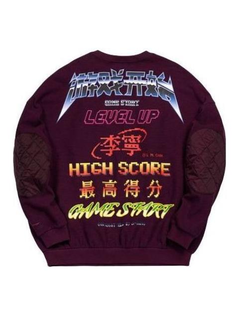 Li-Ning Li-Ning Paris fashion week Loose Pullover 'Purple' AWDQ635-1