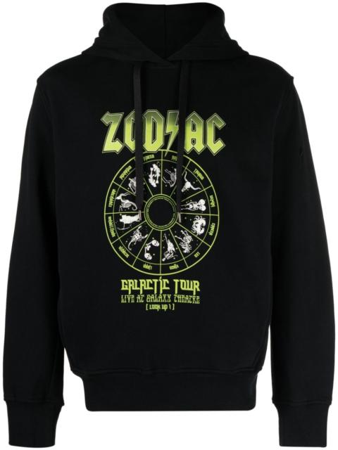 Neil Barrett zodiac-print cotton hoodie