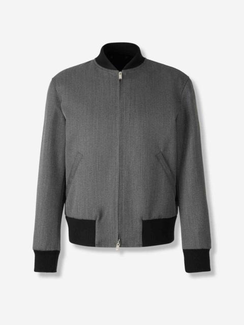 LARDINI WOOL BOMBER JACKET