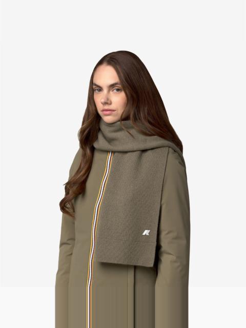 K-WAY Etienne Cardigan Stitch Wool Scarf