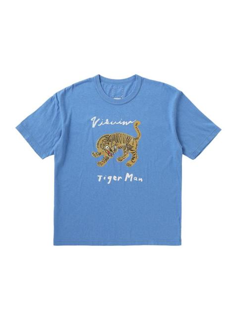visvim JUMBO TEE S/S TIGER MAN BLUE