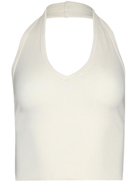 ÉTERNE halterneck open-back top