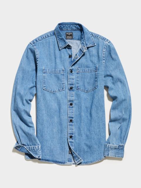 TODD SNYDER Italian Denim Overshirt