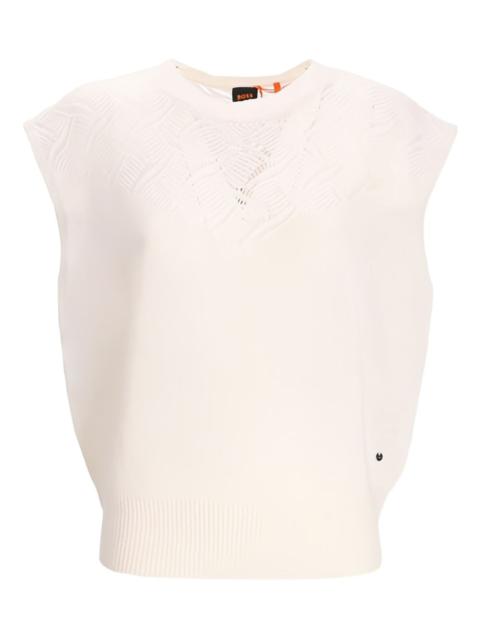 BOSS crew-neck tank top