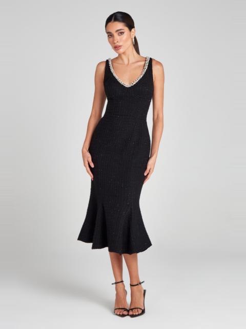 NADINE MERABI Penelope Black Dress