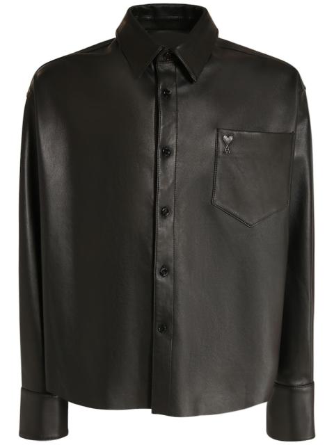 ADC leather overshirt