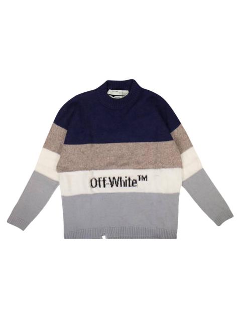 Off-White Wool Striped Sweater 'Multicolor'