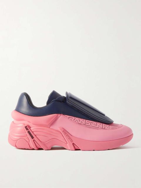 Antei Shell and PVC-Trimmed Leather Sneakers
