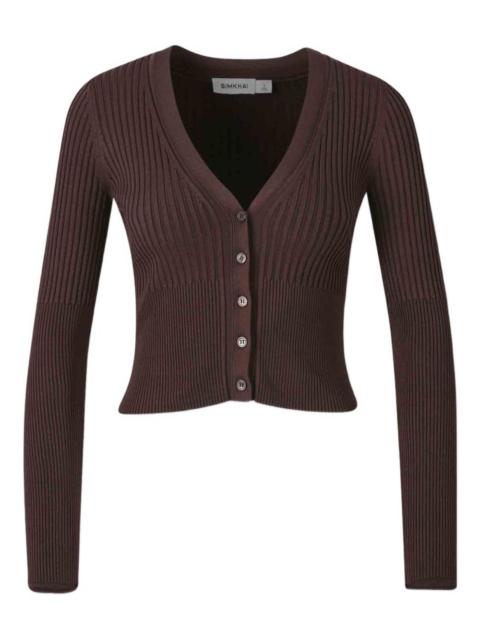 SIMKHAI ribbed-knit cardigan
