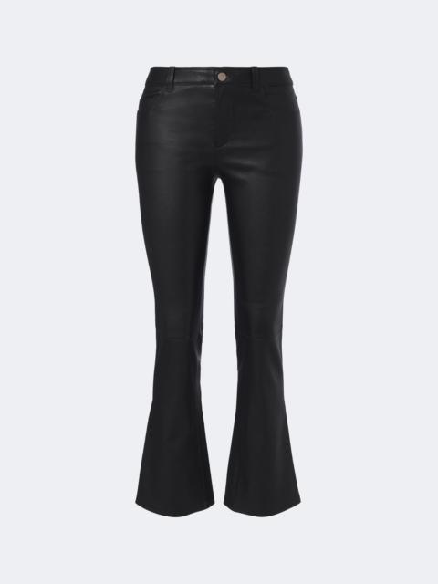 STOULS Dean flared leather pants
