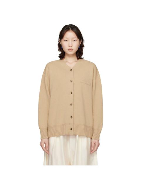 CORDERA Beige Merino Wool Cardigan