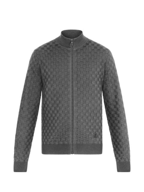 Louis Vuitton Damier Signature Zip-Through Cardigan
