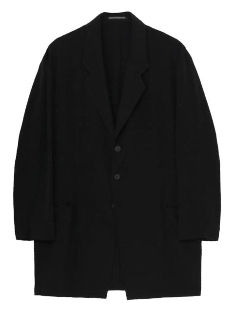 Yohji Yamamoto single-breasted wool jacket