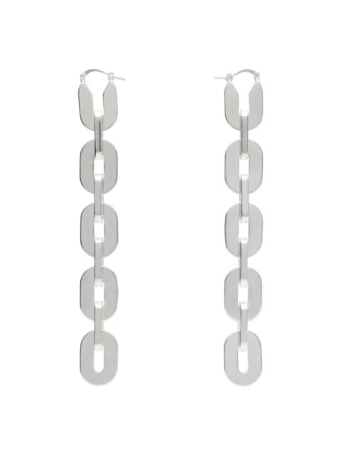 Jil Sander Silver Chain Earrings