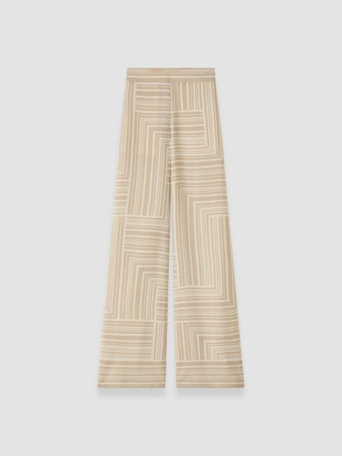 JOSEPH Dijon Printed Silk Trousers