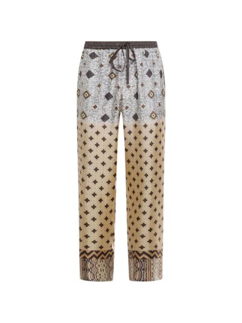 Pierre-Louis Mascia Aloe geometric trousers