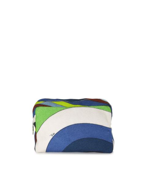 abstract-print make up bag