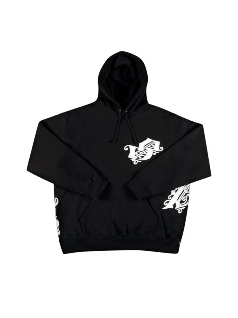Supreme Old English Wrap Hooded Sweatshirt 'Black'