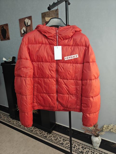 VERSACE Versace Front Logo Down Jacket
