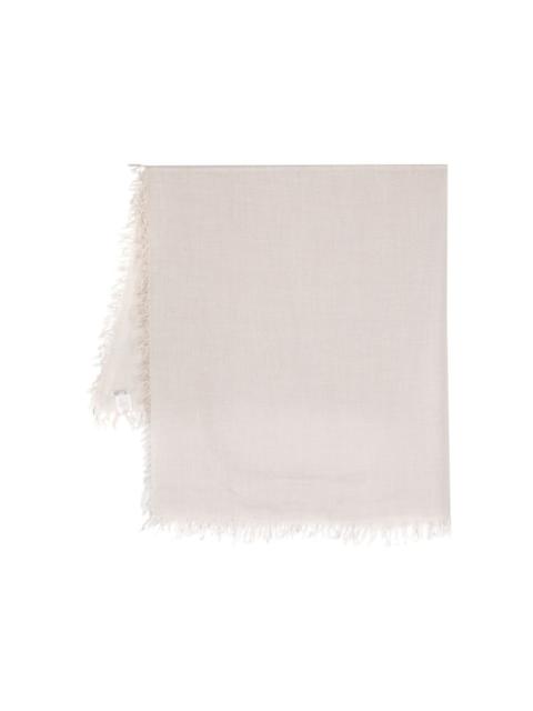 Faliero Sarti frayed-edge cashmere-silk blend scarf