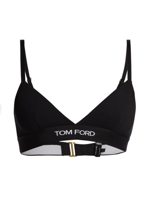 TOM FORD Women's Modal Signature Bra - Black