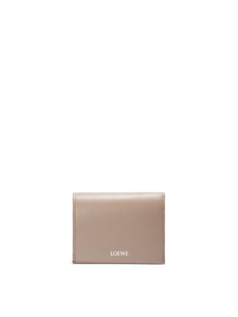 Loewe Trifold zip wallet in shiny nappa calfskin