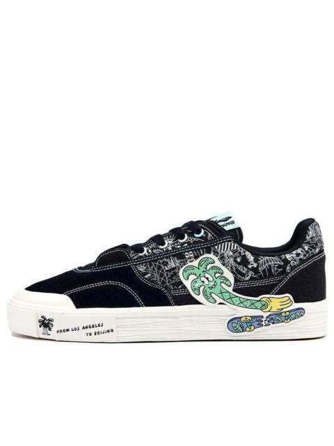 (WMNS) Li-Ning x Steven Harrington Hand-Plant Shoes 'Black Green' AECR070-2