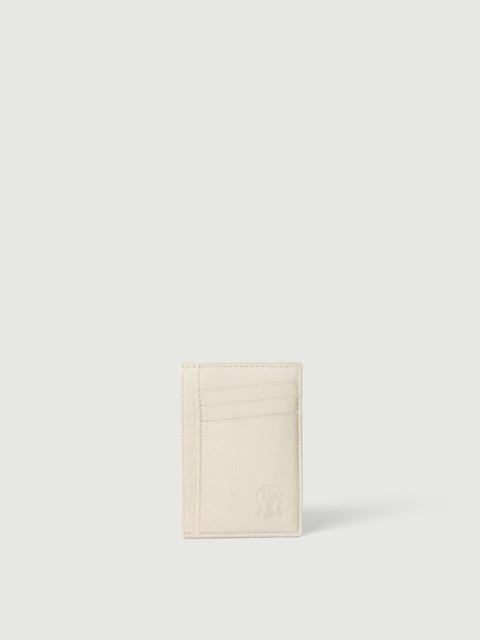 Brunello Cucinelli Fine grain calfskin card holder
