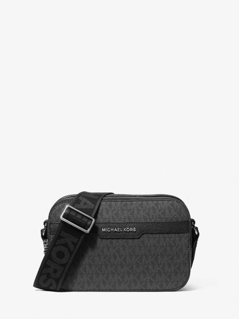 MICHAEL KORS Hudson Signature Logo Camera Crossbody Bag