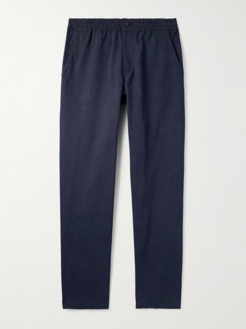 A.P.C. Chuck Straight-Leg Cotton-Twill Trousers Navy