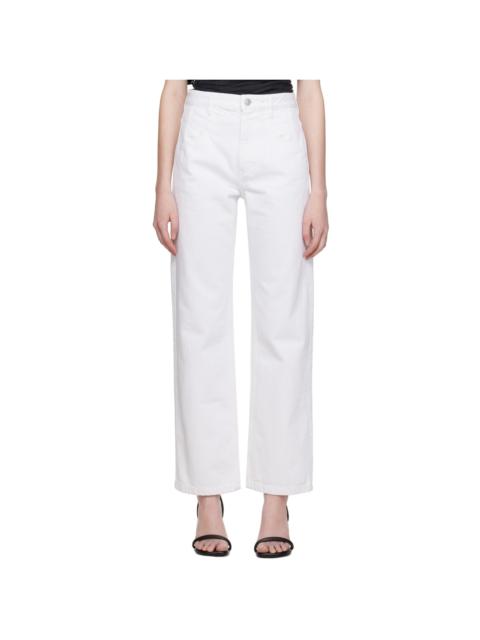 Isabel Marant White Nadege Jeans