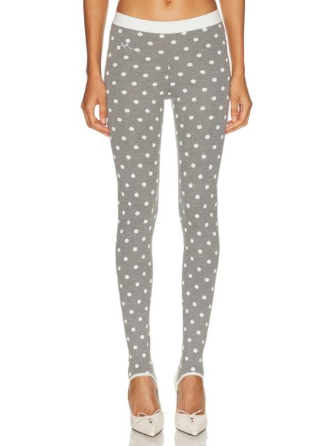 ROWEN ROSE Polka Dot Leggings