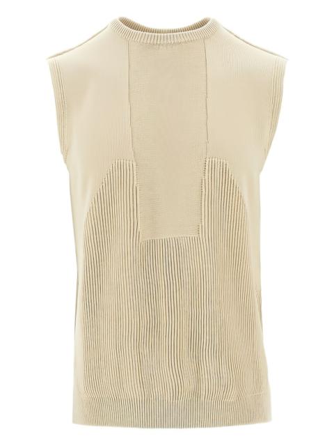 Rick Owens ribbed-detail round-neck gilet