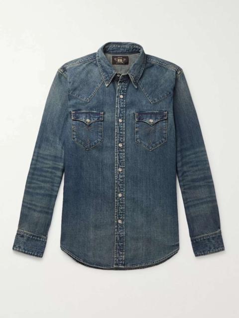 RRL by Ralph Lauren Slim-Fit Denim Western Shirt