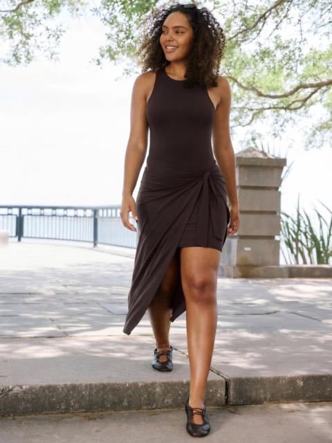 BEYOND YOGA That's A Wrap Midi Dress