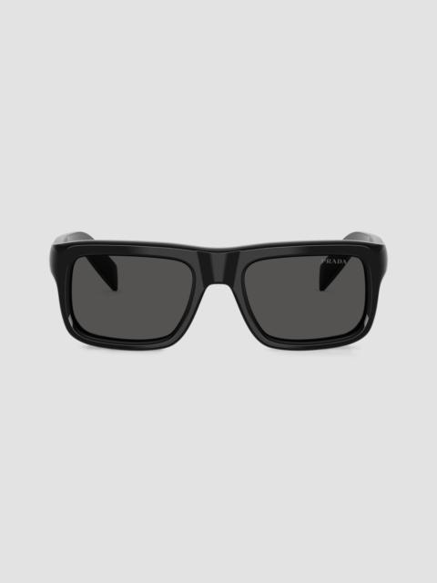 Prada Women's 56MM Rectangular Sunglasses - Black